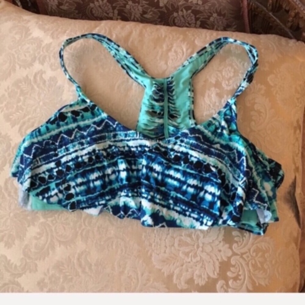 NEW Tie-dye print razorback bikini top